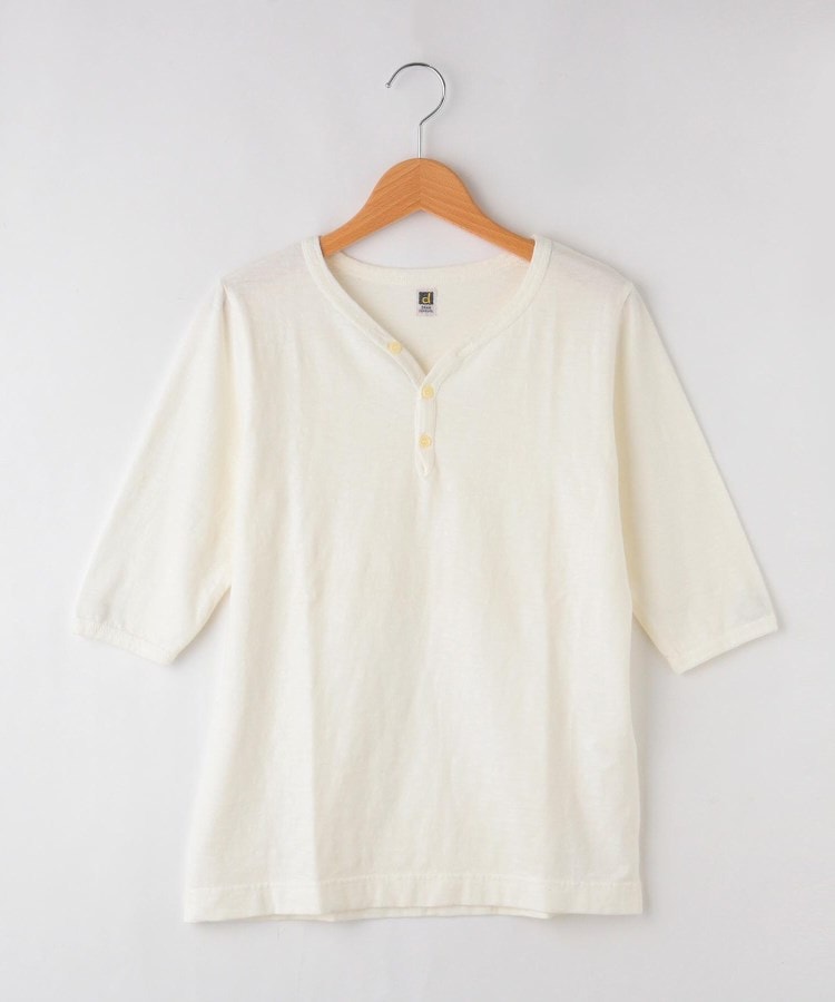 オフプライスストア(ウィメン)(OFF PRICE STORE(Women))のDANA スキッパー５分袖カットソー ホワイト(001)