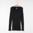 オフプライスストア(ウィメン)(OFF PRICE STORE(Women))のDANA Uネックリブカットソー ブラック(019)