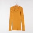 オフプライスストア(ウィメン)(OFF PRICE STORE(Women))のDANA Uネックリブカットソー オレンジ(067)