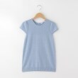 オフプライスストア(ウィメン)(OFF PRICE STORE(Women))のFaneuil Uネック半袖ニット ブルー(091)