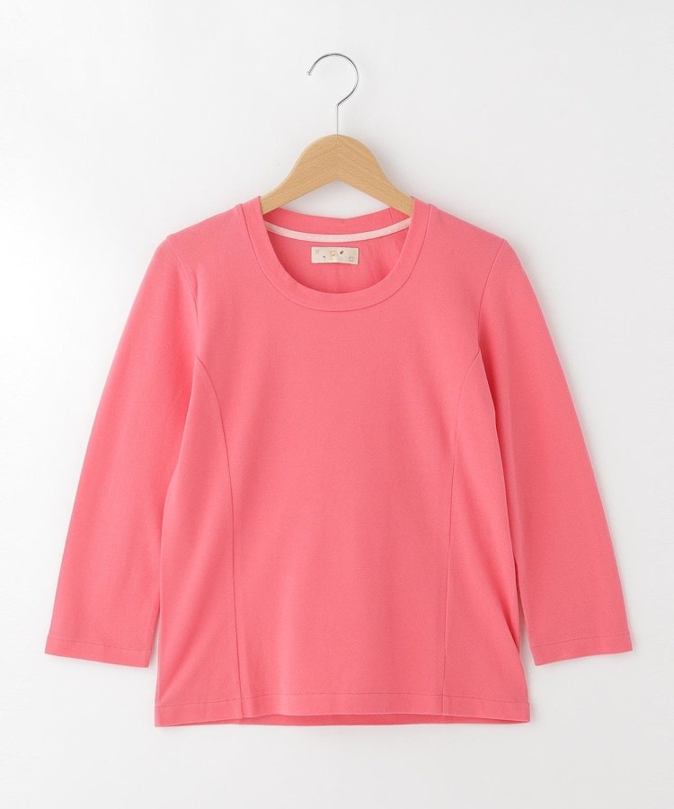オフプライスストア(ウィメン)(OFF PRICE STORE(Women))のFaneuil Uネック７分袖カットソー ピンク(072)