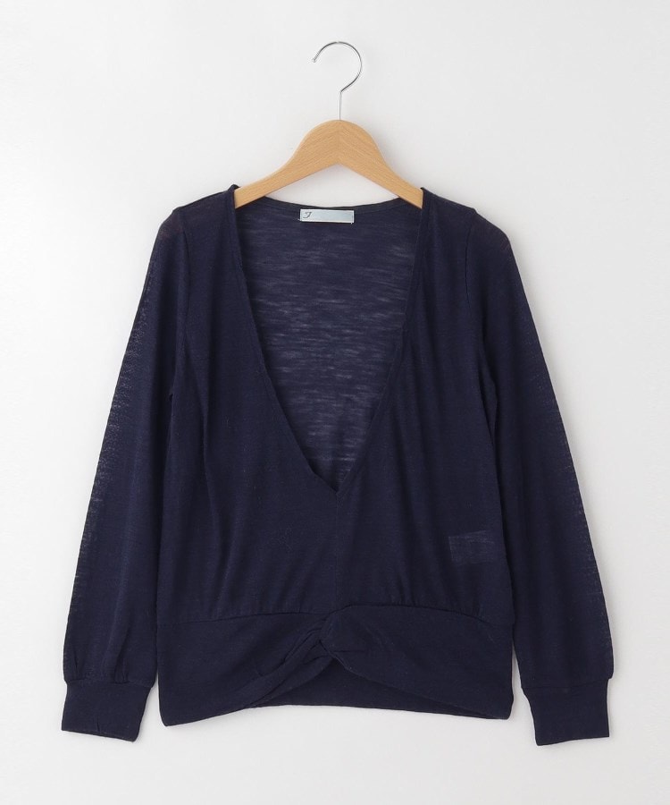 オフプライスストア(ウィメン)(OFF PRICE STORE(Women))のFaneuil ディープＶネックニット ブルー(093)
