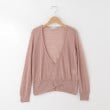 オフプライスストア(ウィメン)(OFF PRICE STORE(Women))のFaneuil ディープＶネックニット モカブラウン(042)
