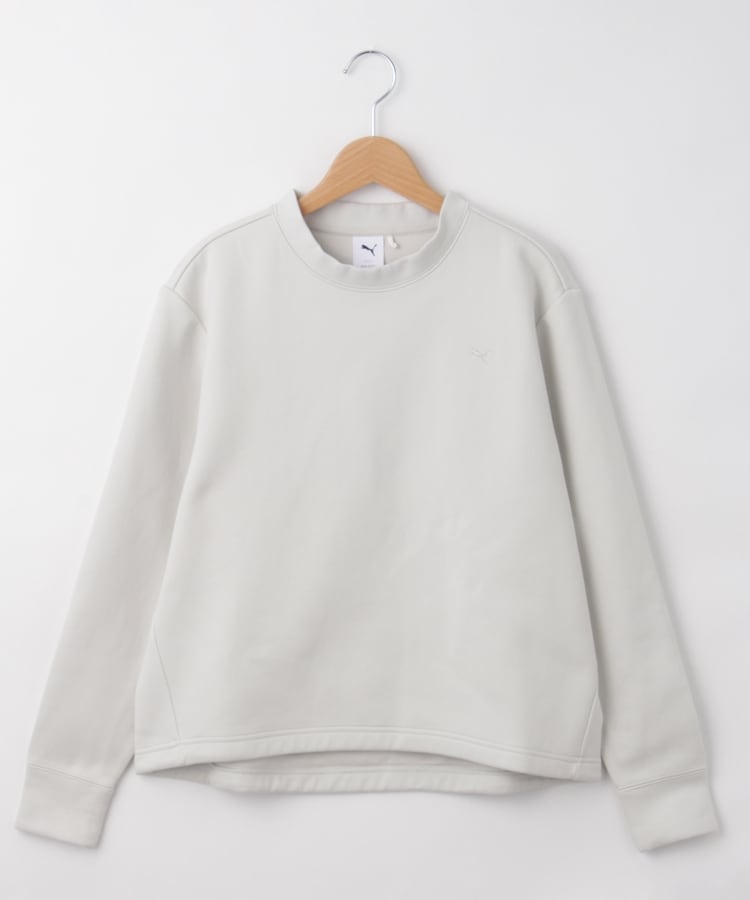 オフプライスストア(ウィメン)(OFF PRICE STORE(Women))のPUMA（プーマ） 胸元ワンポイント刺繍トレーナー（ライトグレー）【SALE/カジュアル/デイリー/トレンド/ストリート/スポーティースタイル】 ライトグレー(019)