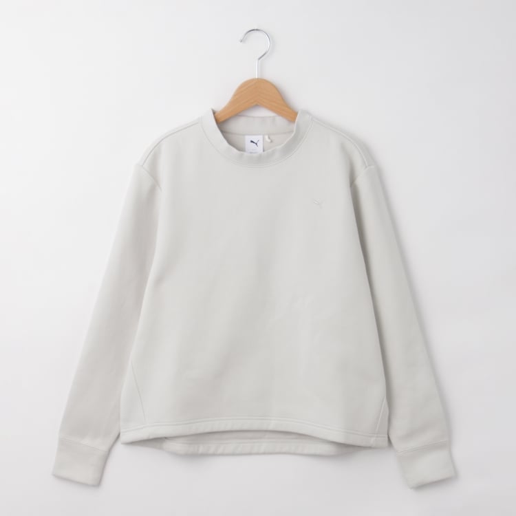 オフプライスストア(ウィメン)(OFF PRICE STORE(Women))のPUMA（プーマ） 胸元ワンポイント刺繍トレーナー（ライトグレー）【SALE/カジュアル/デイリー/トレンド/ストリート/スポーティースタイル】 スウェット・トレーナー