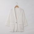 オフプライスストア(ウィメン)(OFF PRICE STORE(Women))のinnowave（イノウェーブ） 麻混ジャケット ホワイト(002)