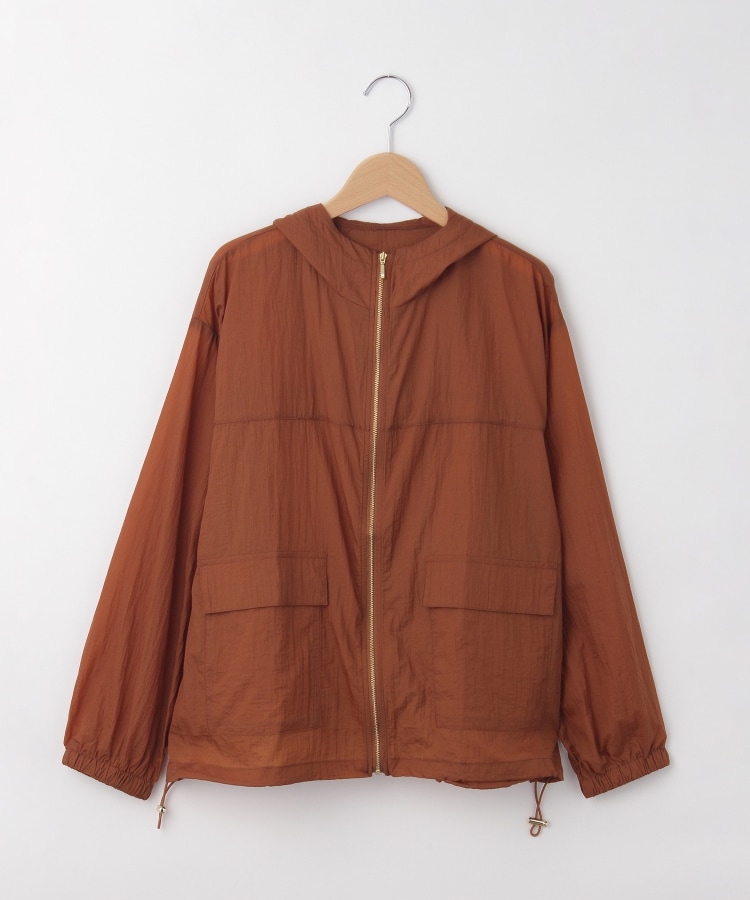 オフプライスストア(ウィメン)(OFF PRICE STORE(Women))のinnowave（イノウェーブ） シアー裾ドロスト付きジャンパー【SALE/カジュアル/デイリー/トレンド/きれいめカジュアル/ルーズシルエット/ゆったり】 ブラウン(043)