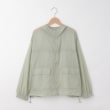 オフプライスストア(ウィメン)(OFF PRICE STORE(Women))のinnowave（イノウェーブ） シアー裾ドロスト付きジャンパー【SALE/カジュアル/デイリー/トレンド/きれいめカジュアル/ルーズシルエット/ゆったり】 オリーブグリーン(026)