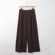 オフプライスストア(ウィメン)(OFF PRICE STORE(Women))のinnowave（イノウェーブ） ウエストゴム入りワイドパンツ【SALE/カジュアル/デイリー/トレンド/きれいめカジュアル/バックゴム】 ブラウン(043)