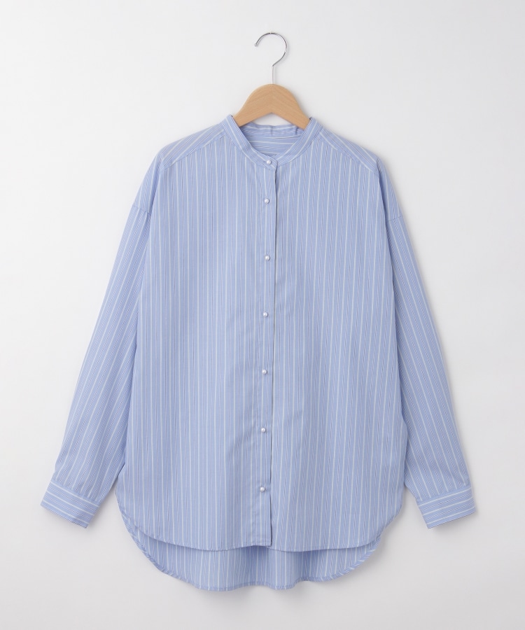 オフプライスストア(ウィメン)(OFF PRICE STORE(Women))のartemarvel（アルテマーヴェル） パール調ボタンバンドカラーストライプシャツ1