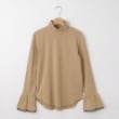 オフプライスストア(ウィメン)(OFF PRICE STORE(Women))のseadrake（シードレイク） チュール重ねハイネックカットソー ベージュ(052)