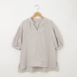 オフプライスストア(ウィメン)(OFF PRICE STORE(Women))のinnowave（イノウェーブ） スキッパー袖切り替えブラウス グレー(012)