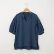 オフプライスストア(ウィメン)(OFF PRICE STORE(Women))のinnowave（イノウェーブ） スキッパー袖切り替えブラウス ブルー(091)