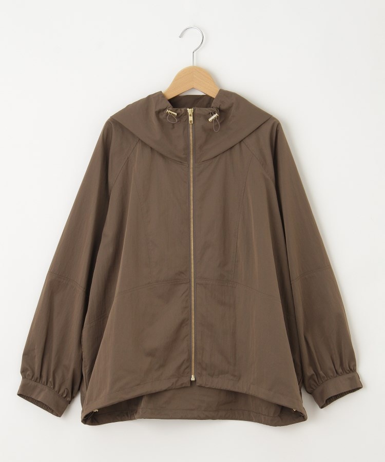 オフプライスストア(ウィメン)(OFF PRICE STORE(Women))のqout（コウト） 裾ドロストフーデッドブルゾン ブラウン(043)
