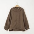 オフプライスストア(ウィメン)(OFF PRICE STORE(Women))のqout（コウト） 裾ドロストフーデッドブルゾン ブラウン(043)