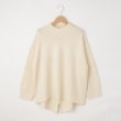オフプライスストア(ウィメン)(OFF PRICE STORE(Women))のFanaka（ファナカ） バックスリットハイネックニットプルオーバー【SALE/カジュアル/デイリー/トレンド/きれいめカジュアル/ルーズシルエット/ゆったり】 オフホワイト(002)
