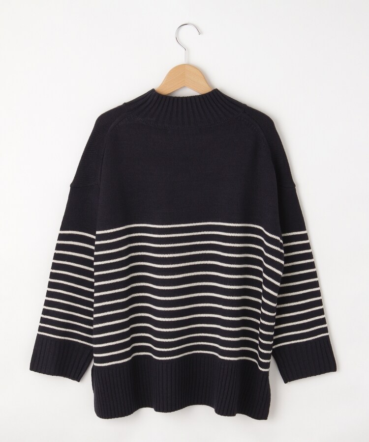 オフプライスストア(ウィメン)(OFF PRICE STORE(Women))のFanaka（ファナカ） ハイネックボーダーニットプルオーバー【SALE/カジュアル/デイリー/トレンド/きれいめカジュアル/ゆったり】3
