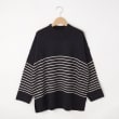 オフプライスストア(ウィメン)(OFF PRICE STORE(Women))のFanaka（ファナカ） ハイネックボーダーニットプルオーバー【SALE/カジュアル/デイリー/トレンド/きれいめカジュアル/ゆったり】2