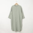 オフプライスストア(ウィメン)(OFF PRICE STORE(Women))のFanaka（ファナカ） 綿バンドカラーロングワンピース ブルーグリーン(092)