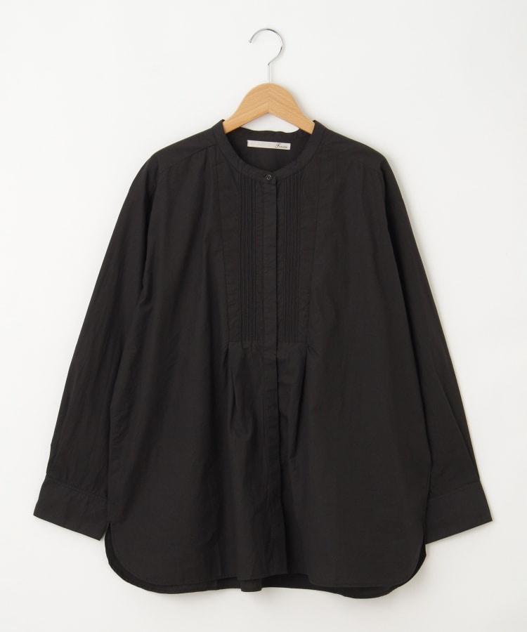 オフプライスストア(ウィメン)(OFF PRICE STORE(Women))のFanaka（ファナカ） 隠しボタンライン刺しゅうブラウス ブラック(019)