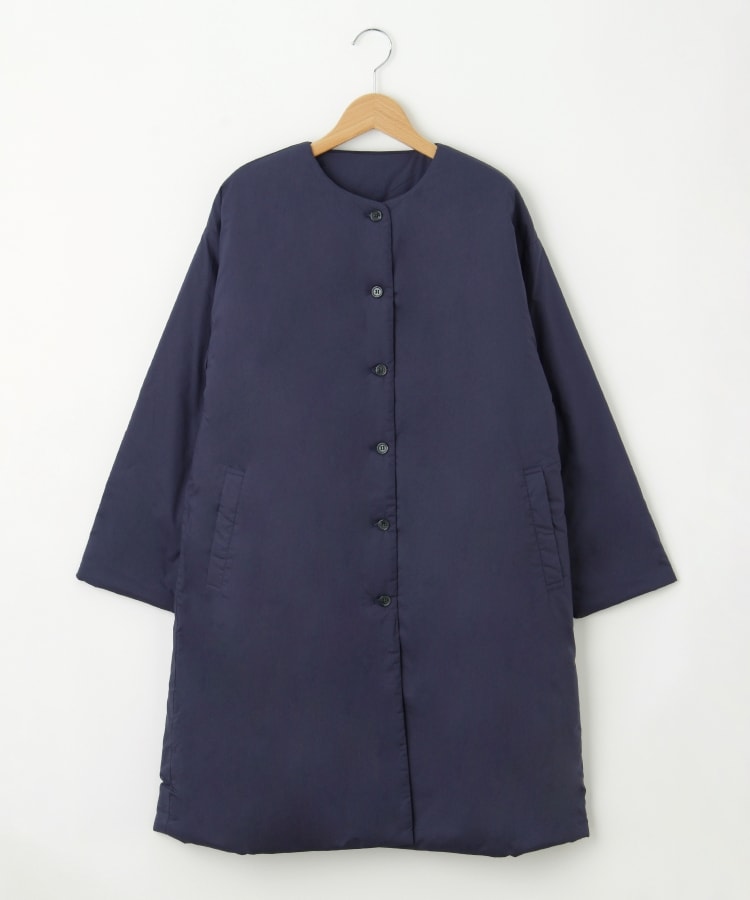 オフプライスストア(ウィメン)(OFF PRICE STORE(Women))のFanaka（ファナカ） ノーカラー中綿コート ネイビー(093)