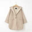 オフプライスストア(ウィメン)(OFF PRICE STORE(Women))のFanaka（ファナカ） フーデッド起毛コート グレージュ(015)