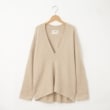 オフプライスストア(ウィメン)(OFF PRICE STORE(Women))のLilly Lynque（リリーリン） フォックス混ディープVネックセーター【SALE/カジュアル/デイリー/トレンド/きれいめカジュアル/ルーズシルエット/ゆったり】 ベージュ(004)