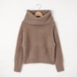 オフプライスストア(ウィメン)(OFF PRICE STORE(Women))のLilly Lynque（リリーリン） フォックス混タートルネックショート丈ニットセーター【SALE/カジュアル/デイリー/トレンド/きれいめカジュアル】 ブラウン(043)