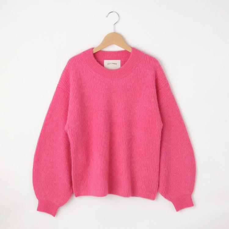 Lilly Lynque(リリーリン) ウールリブニットセーター【SALE Lilly Lynque(リリーリン) ウールリブニットセーター【SALE
