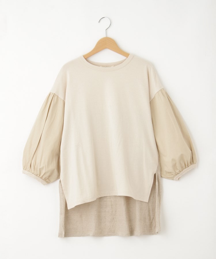オフプライスストア(ウィメン)(OFF PRICE STORE(Women))のtumugu: （ツムグ） バック切り替えコンビプルオーバー アイボリー(004)