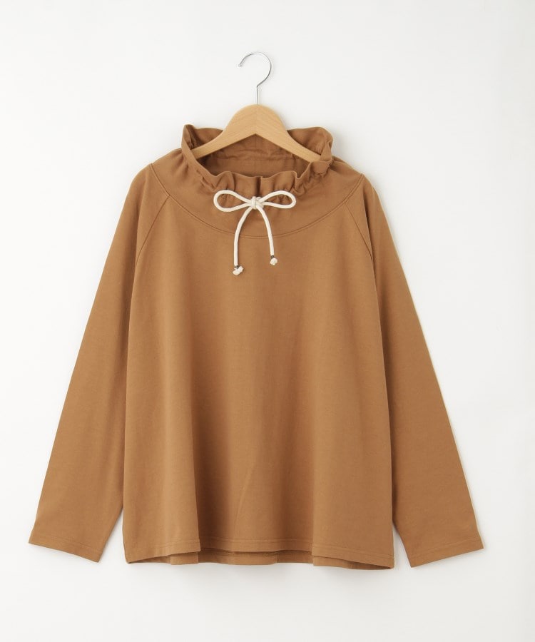 オフプライスストア(ウィメン)(OFF PRICE STORE(Women))のtumugu: （ツムグ） ハイネックオーバーサイズプルオーバー キャメル(051)