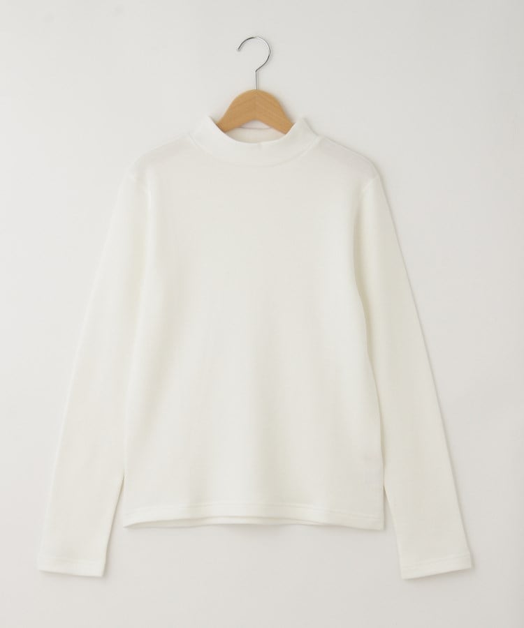 オフプライスストア(ウィメン)(OFF PRICE STORE(Women))のtumugu: （ツムグ） コットンハイネックプルオーバー ホワイト(002)