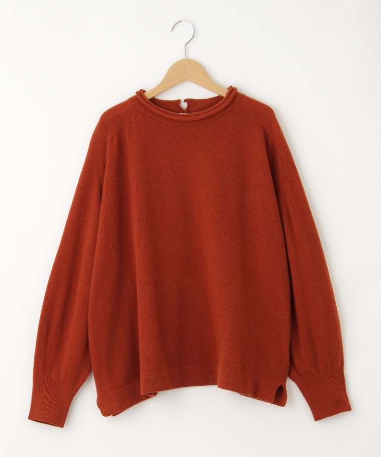 オフプライスストア(ウィメン)(OFF PRICE STORE(Women))のtumugu: （ツムグ） ロールネック柔らかニットセーター ブリック(018)