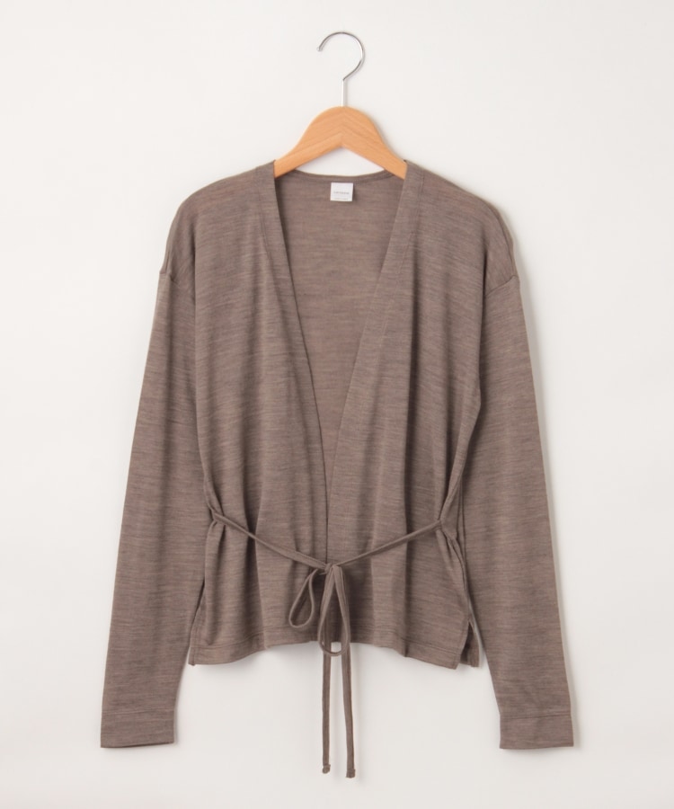 オフプライスストア(ウィメン)(OFF PRICE STORE(Women))のLAITERIE（レイトリー） ウールカシュクールカーディガン モカ(045)