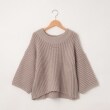 オフプライスストア(ウィメン)(OFF PRICE STORE(Women))のLAITERIE（レイトリー） ショート丈ざっくりニットセーター グレージュ(013)