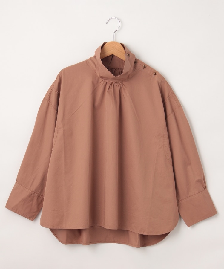 オフプライスストア(ウィメン)(OFF PRICE STORE(Women))のESTROISLOSE（エストゥロワルーズ） ハイネックプルオーバーブラウス ブラウン(043)