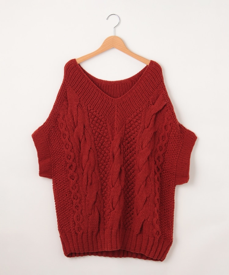 オフプライスストア(ウィメン)(OFF PRICE STORE(Women))のtumugu: （ツムグ） ウールベスト オレンジ(067)