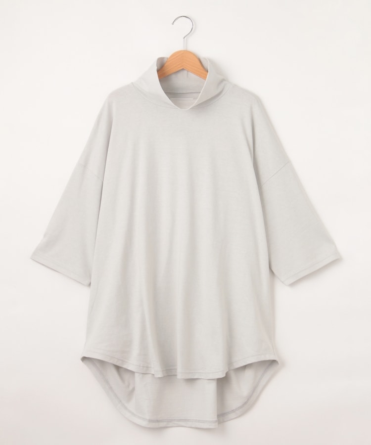 オフプライスストア(ウィメン)(OFF PRICE STORE(Women))のESTROISLOSE（エストゥロワルーズ） ハイネック6分袖オーバープルオーバー ライトグレー(011)