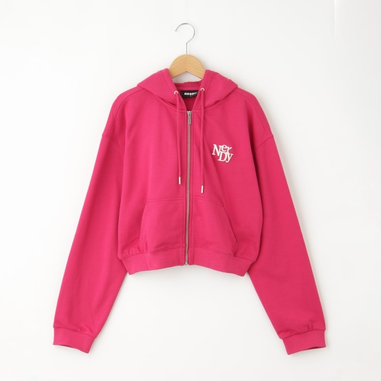 NERDY(ノルディ) W′S CROPPED HOODIE ZIP-UP(パーカー NERDY(ノルディ) W′S CROPPED HOODIE ZIP-UP(パーカー