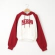 オフプライスストア(ウィメン)(OFF PRICE STORE(Women))のNERDY（ノルディ） W′S RAGLAN CROPPED HOODIE レッド(061)