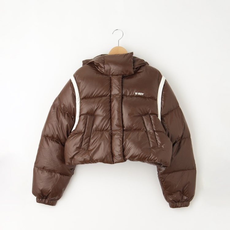 オフプライスストア(ウィメン)(OFF PRICE STORE(Women))のNERDY（ノルディ） W′S DETACHABLE SLEEVE GLOSSY DOWN JACKET ダウンジャケット/コート