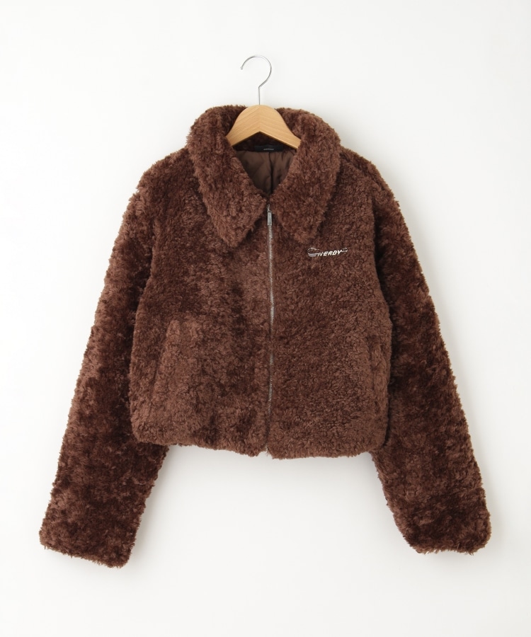 オフプライスストア(ウィメン)(OFF PRICE STORE(Women))のNERDY（ノルディ） W′S CURLY FUR JACKET ブラウン(043)