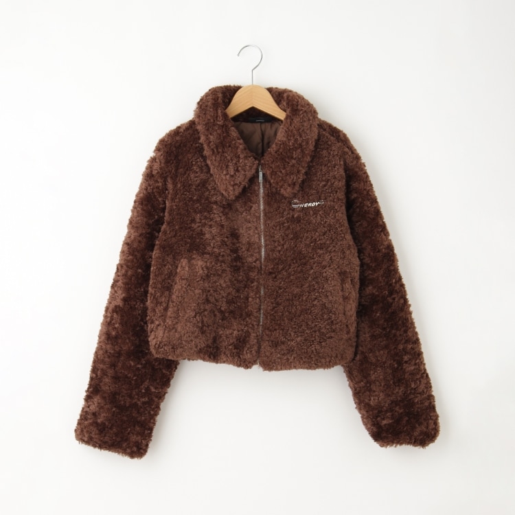 オフプライスストア(ウィメン)(OFF PRICE STORE(Women))のNERDY（ノルディ） W′S CURLY FUR JACKET ブルゾン/ジャンバー