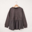 オフプライスストア(ウィメン)(OFF PRICE STORE(Women))のinnowave（イノウェーブ） 異素材切り替えペプラムトップス【SALE/カジュアル/デイリー/トレンド/きれいめカジュアル】1