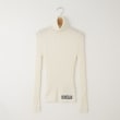 オフプライスストア(ウィメン)(OFF PRICE STORE(Women))のMONCLER(モンクレール） ロゴ入りタートルネックニット アイボリー(004)