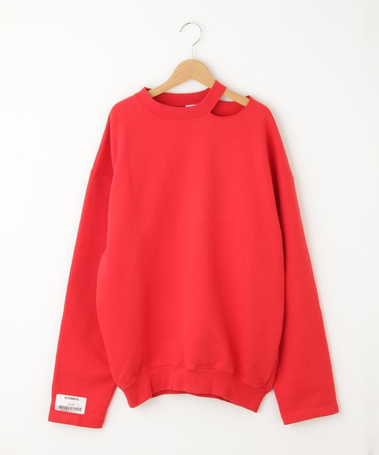 VETEMENTS(ヴェトモン) ダメージ風トレーナー(スウェット VETEMENTS(ヴェトモン) ダメージ風トレーナー(スウェット