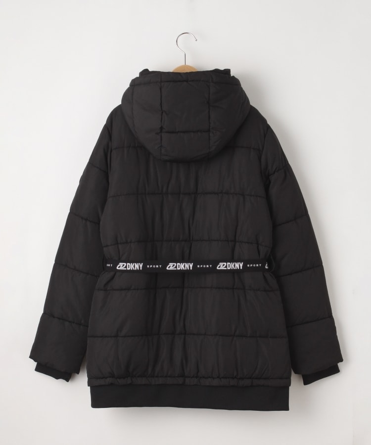 オフプライスストア(ウィメン)(OFF PRICE STORE(Women))のDKNY(ディーケーエヌワイ) ロゴベルト付きフーディーコート2