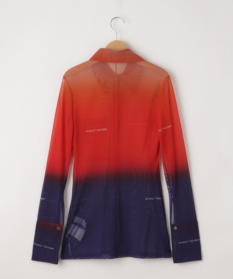 オフプライスストア(ウィメン)(OFF PRICE STORE(Women))のOFF-WHITE™(オフ-ホワイト) BLURRED TULLE FITTED SHIRT2