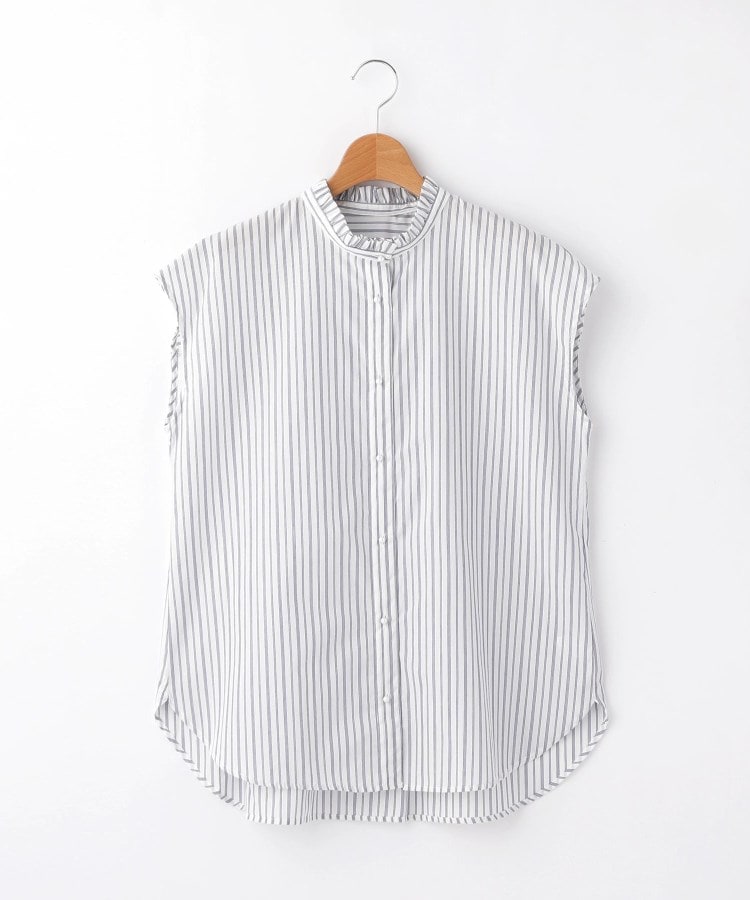 オフプライスストア(ウィメン)(OFF PRICE STORE(Women))のartemarvel ノースリーブストライプシャツ ブラック(019)