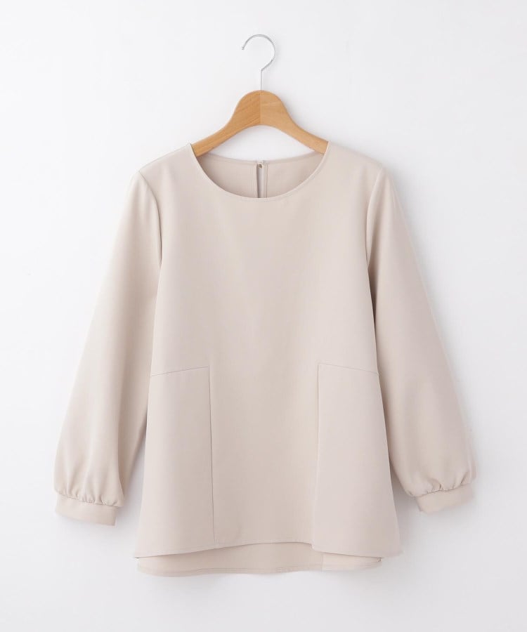 オフプライスストア(ウィメン)(OFF PRICE STORE(Women))の【定番/セレモニー】ダブルクロスストレッチブラウス オフホワイト(003)